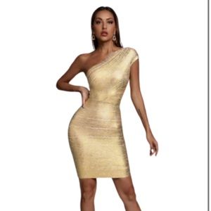 Bella Barnett | Dresses | Bella Barnett Lika Metallic Mini Cocktail Dress |  Poshmark